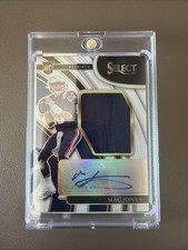2021 Panini Select - Jumbo Rookie Signature Swatch Mac Jones White Prizm /75 