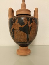 Greek Vase Reproduction Apulo Red Figures Vintage Restorations
