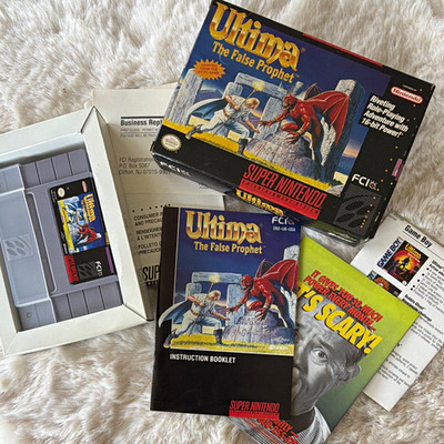 Ultima: The False Prophet   Nintendo SNES NTSC-U/C SNS-U6-USA mit Anleitung