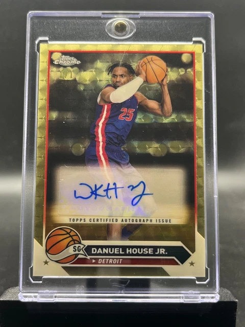 2024-25 Topps Chrome Danuel House Jr. CG-DHO Auto Superfractor 1/1