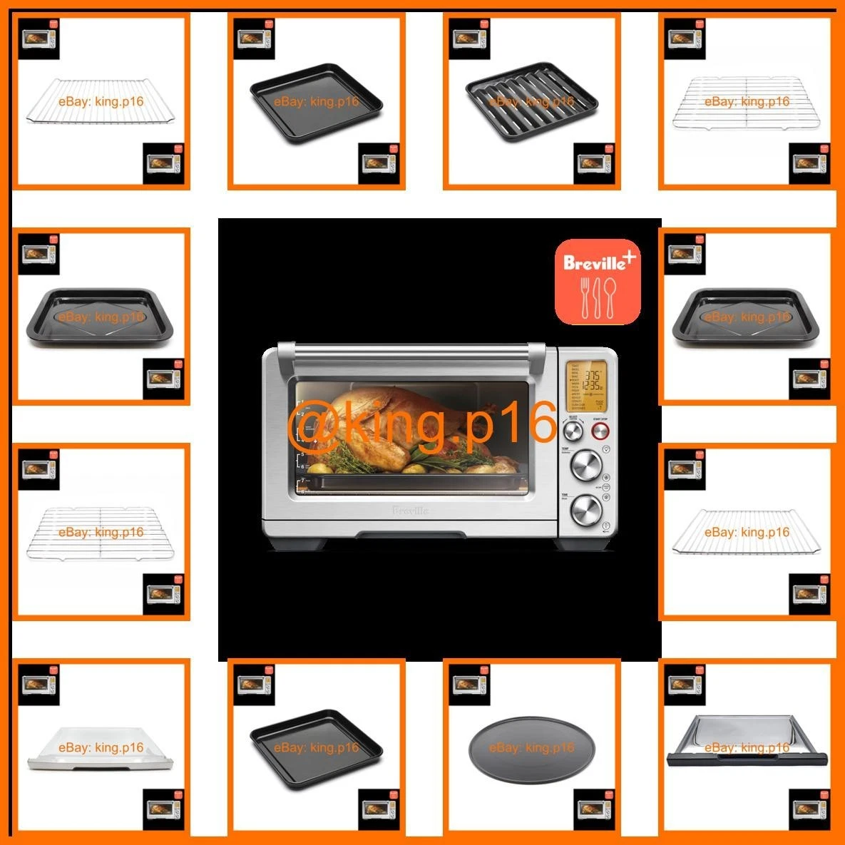 Genuie Breville Parts for the Smart Oven® Air Fryer Pro - BOV900
