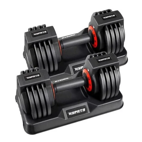 25/55 lbs Pair Dumbbell Set, Adjust Dumbbell Weight for 25lbs-Prime Adjustable