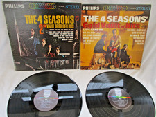 2 X THE FOUR SEASONS ALBUMS,GOLD VAULT OF HITS + 2ND GOLD VAULT,VG/VG+ CONDITION