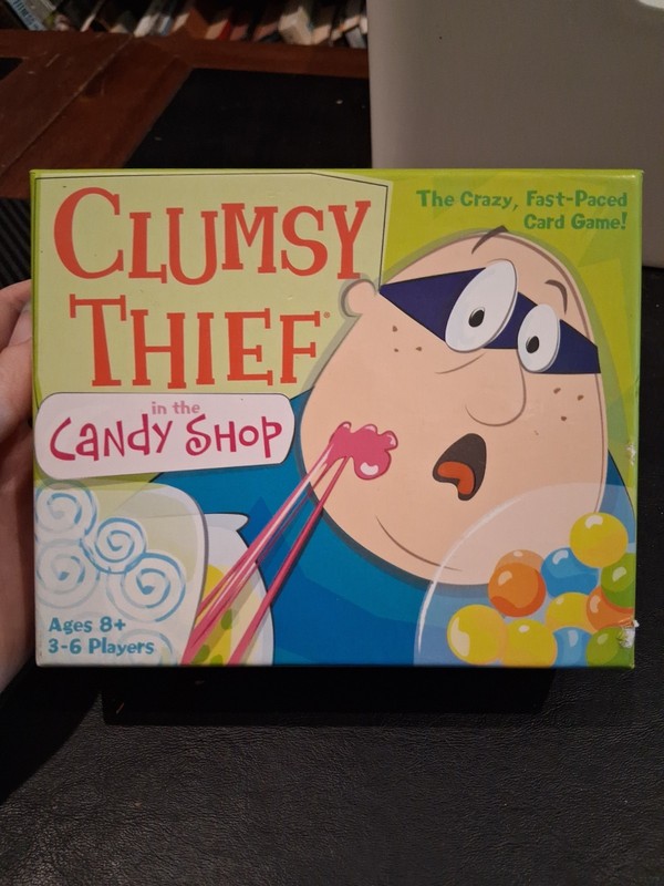 Clumsy Thief Card Game - 100% Complete In Box Very Good Money Math Adding Game