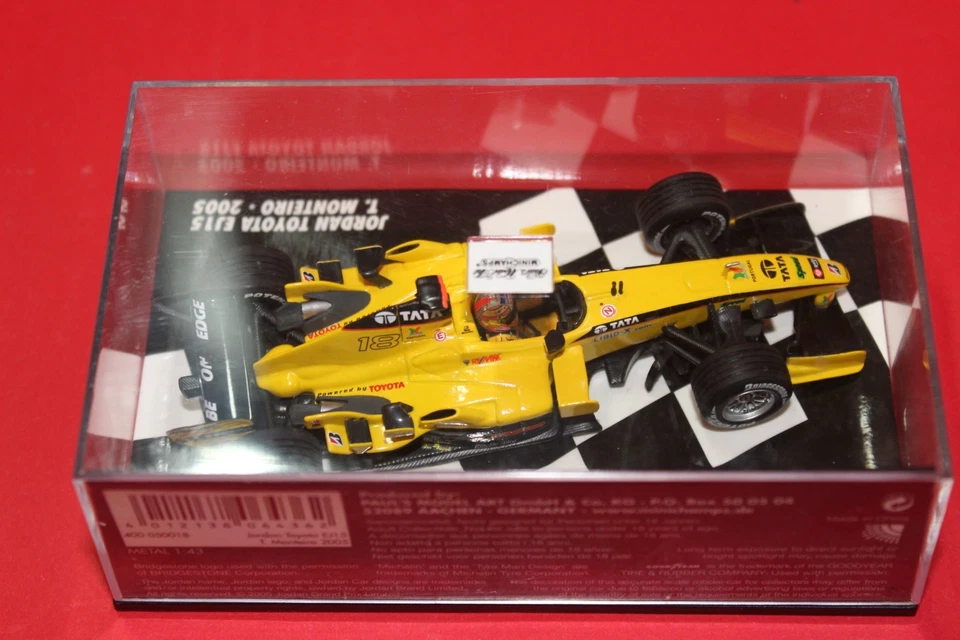 1/43 Jordan Toyota EJ15 (2005) - #18 T. Monteiro - MINICHAMPS - Immagine 3 di 3
