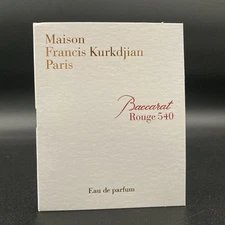 Maison Francis Kurkdjian Baccarat Rouge 540 EDP Sample Spray-2ml/0.06 fl oz-NEW!