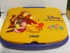 Vintage VTech Disney POOH'S PICTURE COMPUTER Laptop Tested Works Fast Shipping
