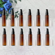 12 Pcs Leakproof 30 ml Empty Press Bottles Lotion Containers Portable Design