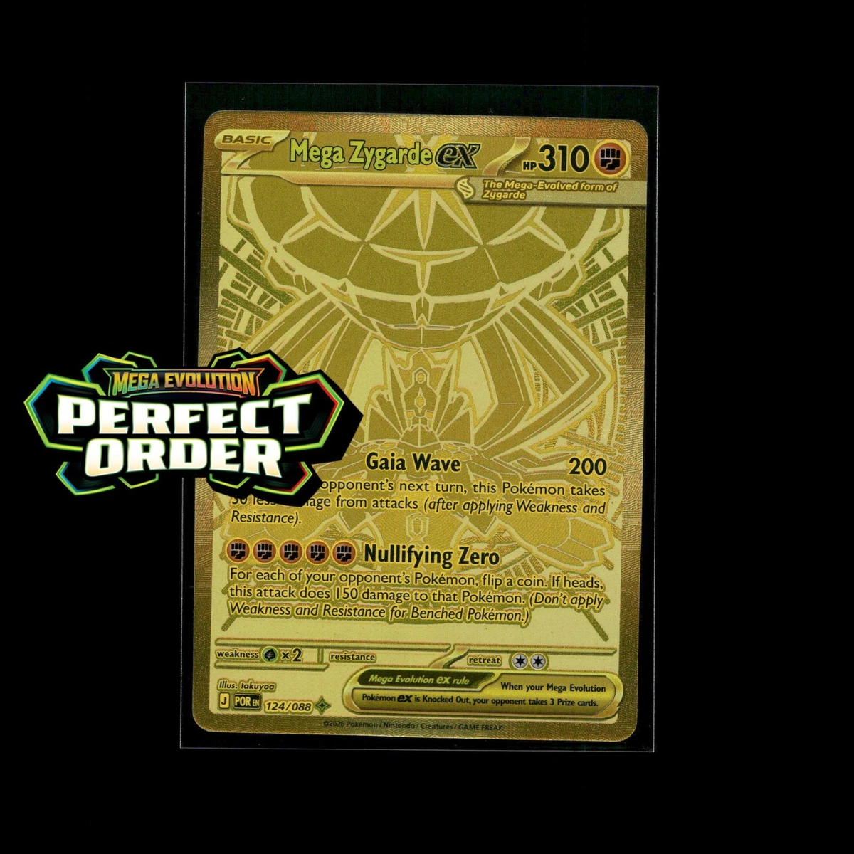 Mega Zygarde Ex 124/088 Me03: Perfect Order for sale | eBay