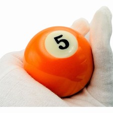 Single 5 Billiard Pool Ball Replacement Standard 2.25" Orange New Game Piece