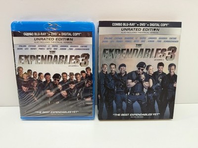 The Expendables 3 (Unrated Edition) Blu-ray + DVD With Slipcover