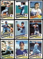 1985 Topps Royals Team Set 1985 World Series Champs! 7.5 - NM+ 6529744