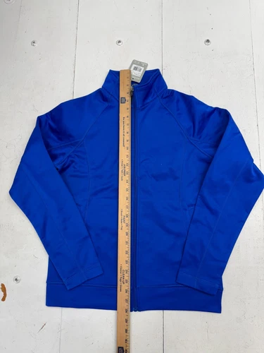 Trimark Royal Blue Full Zip Okapi Knit Jacket Mens Size Small image 5