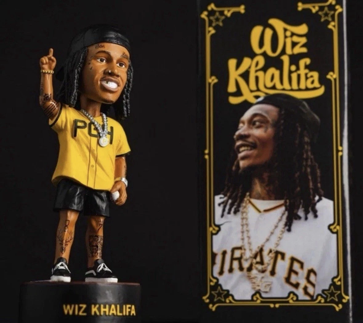 新品未使用　Wiz Khalifa ウィズカリファ　ボブルヘッド　パイレーツ wiz khalifa products for sale | eBay