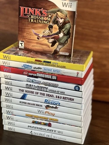 Nintendo Wii games, wii sports resort Super smash bros brawl and more~~