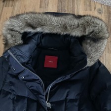 s.Oliver ~ Winterjacke ~ Stepp ~ BLAU ~ Gr. 38/M~ Daunenjacke mit Kapuze