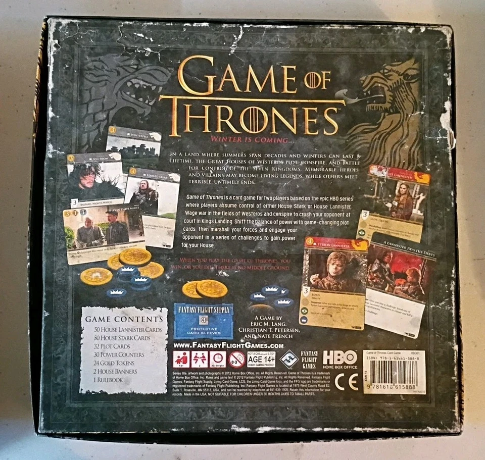 Game Of Thrones: Winter Is Coming Card Game ~ COMPLETE - Image 2 of 4