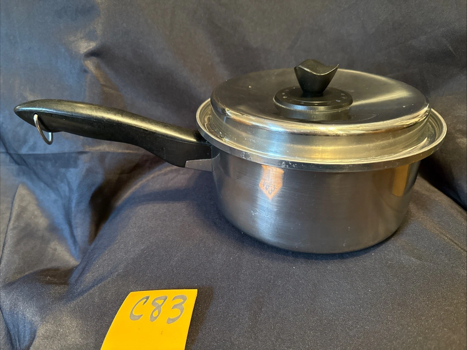 Colonial Ware 2.5 qt Sauce Pot Pan & Lid 3 Ply 18/8 Stainless Steel C83