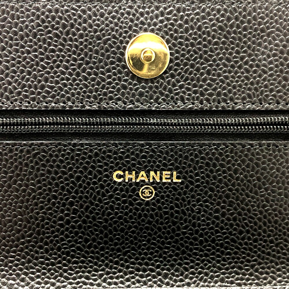 CHANEL AP0250 CC Mark Classic Matelasse Chain wallet