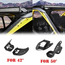 WEISEN Roof 42" / 50" Curved LED Light Bar Mount For Can Am Maverick R/Max 2024+