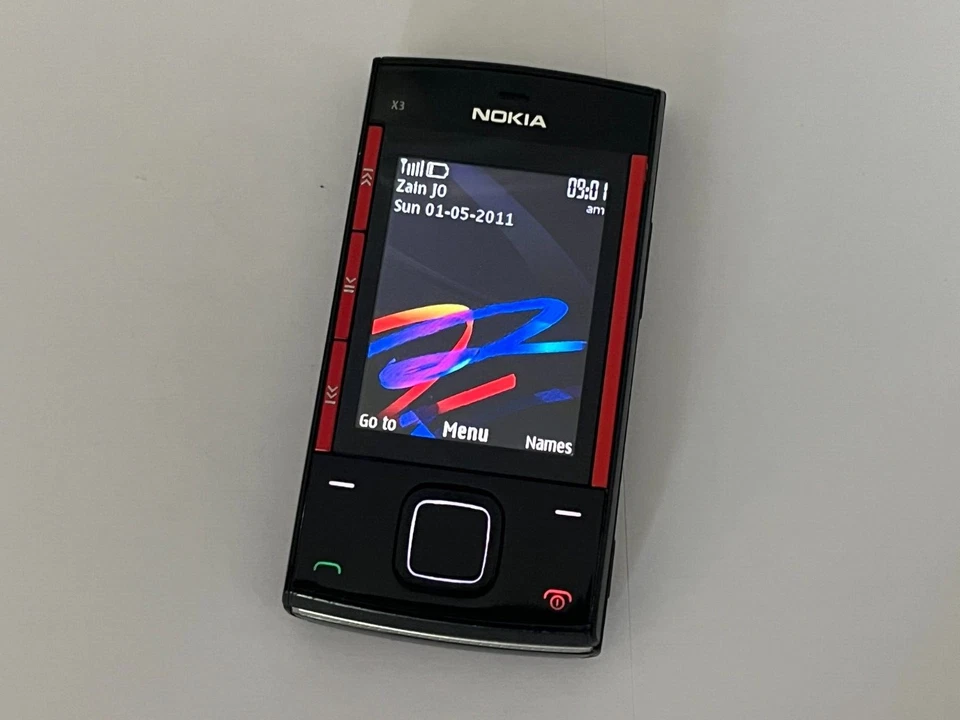Genuine Nokia X3-00 Red Black (Unlocked) - Image 4 of 4