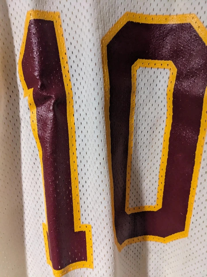 Vintage 90s Washington Commanders NFL Football Rawlings Jeff Rutledge Jersey - Image 2 of 4