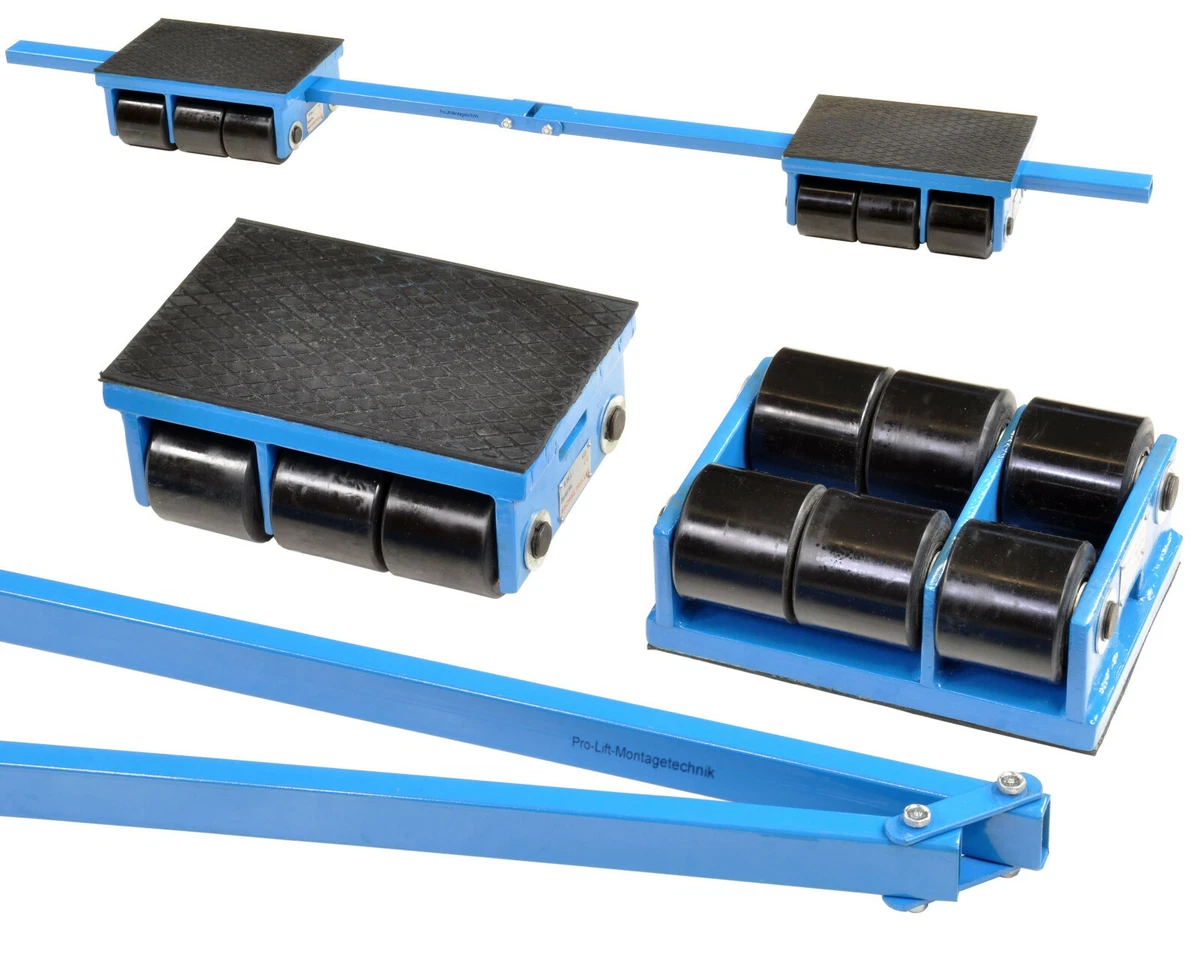 CNCEST Telaio Di Trasporto Pesante Ruote Aratura Ruote 360 Gradi - Foto 4