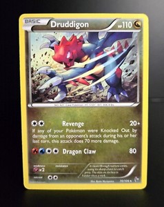 Pokémon TCG - DRUDDIGON - 70/106 - RARE - XY FLASHFIRE (2014) - NM/MINT