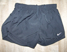 Nike Tempo Black Dri-Fit Athletic Running Shorts Women S Brief-Lined Mid-Rise