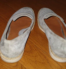 Caslon Women's Size 7.5M Tristan Grey Leather Suede Slip On Flats Loafers — photo 2