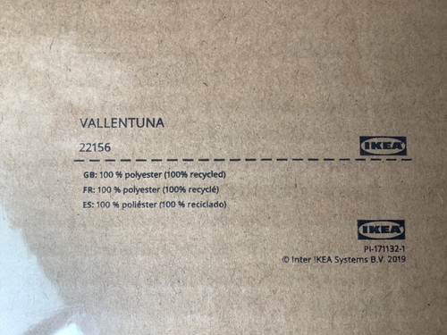 IKEA VALLENTUNA Storage Seat Section module cover slate grey 704.876.96 - New - Picture 3 of 3