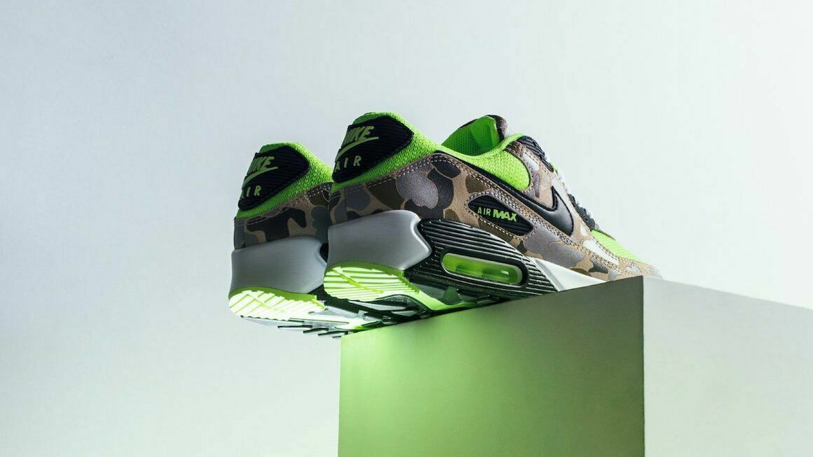 Size UK 10 - Nike Air Max 90 Green Camo 2020 for sale online | eBay