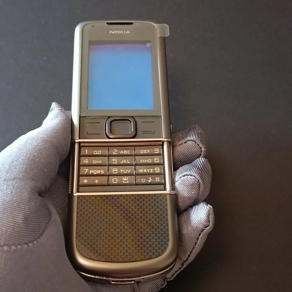 ALTA CALIDAD NUEVO Nokia 8800 Carbon Arte 8800e Carcasa de repuesto Fundas Foto 4 de 4