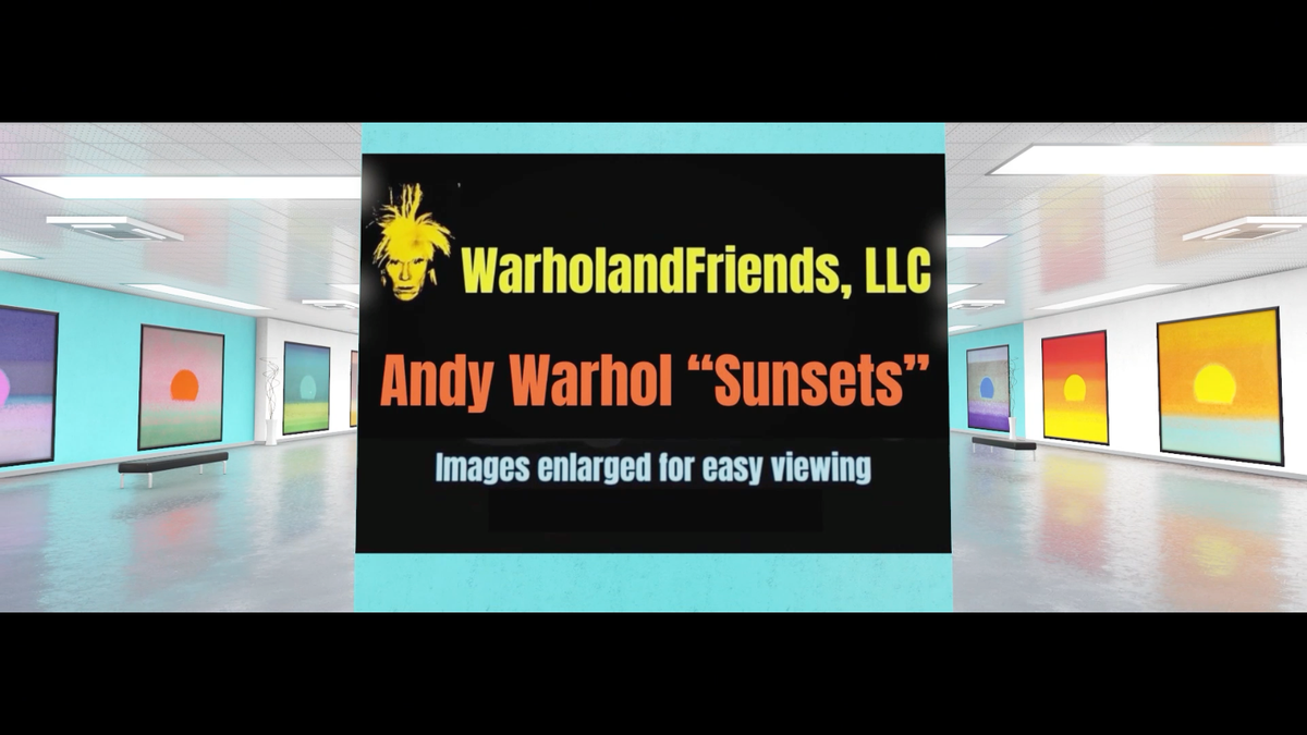 ANDY WARHOL- Sunset