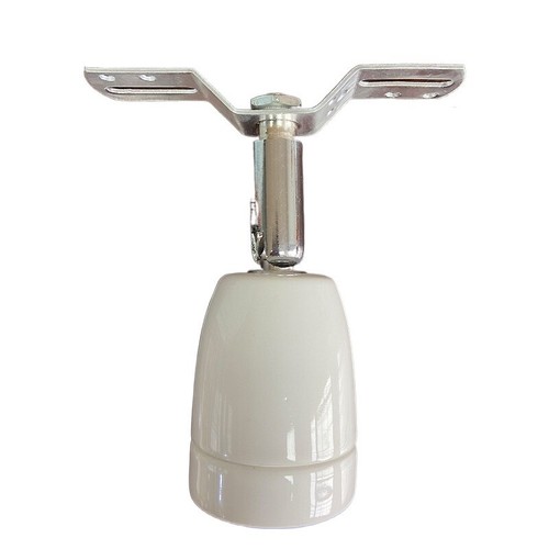 1x E27 Lampenfassung Light Socket Heizlampen Halter Mit Klammer 360° Einstellbar - Bild 3 von 10