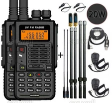BAOFENG X5 PLUS FM DUAL BAND UHF/VHF WALKIE TALKIE LONG RANGE TWO WAY HAM RADIO