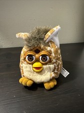 1999 Furby Buddies "Happy Sleep" Plush Bean Bag Tiger Electronics Animal