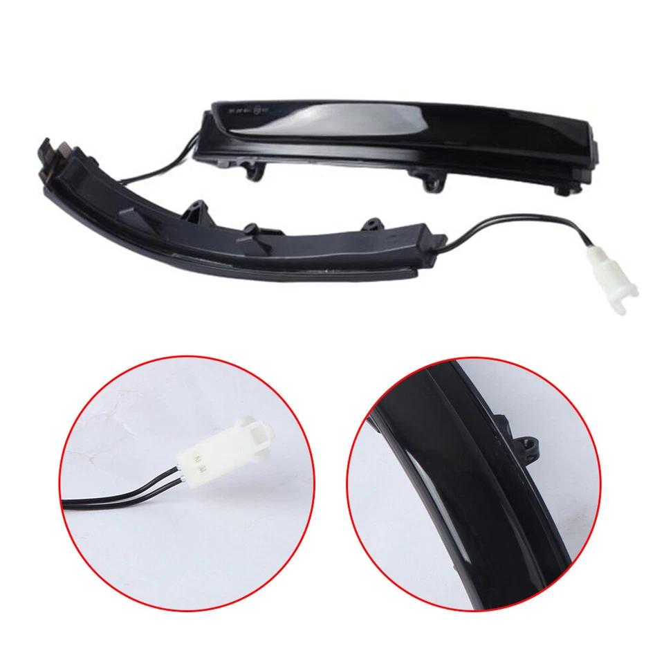 LED Rearview Mirror Turn Signal Lights For VW Passat B7 Vento Saveiro SpaceFox — 第 4/4 张图片