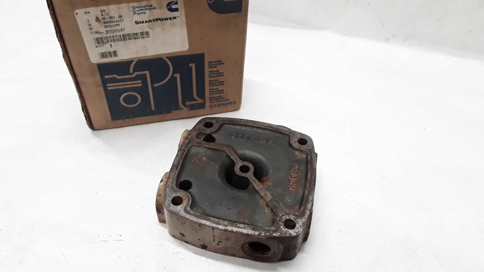CUMMINS HEAD,1 CYL COMPRESSOR 3559047 3559046 USED FAST SHIPPING 