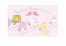 Sanrio Credit Card Smart Sticker Skin Precut Small Chip Debit Bank
