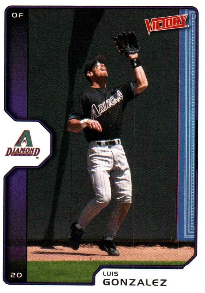 Luis Gonzalez OF Diamondbacks Upper Deck  Baseball Card #319 2002