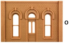 O - 2 Street or Dock Level Arched Entry Walls :"Modular System" DPM-90101