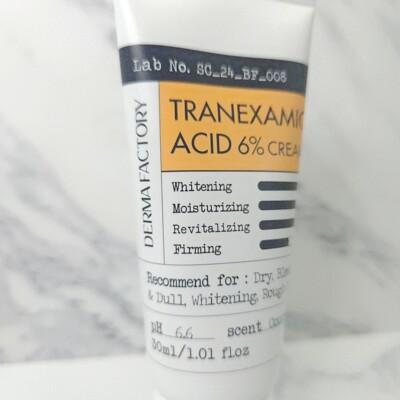 Crème à L'acide Tranexamique 6% Derma Factory - Soin K-beauty Pour La Peau - 30 ML - Neuf Sous Emballage