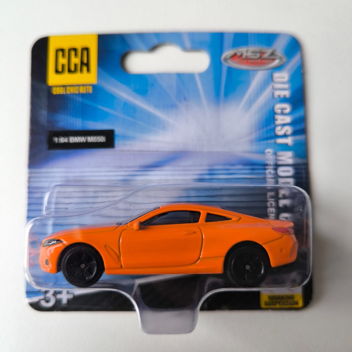 CCA MSZ 1:64 scale car diecast BMW M850i hotwheels matchbox size