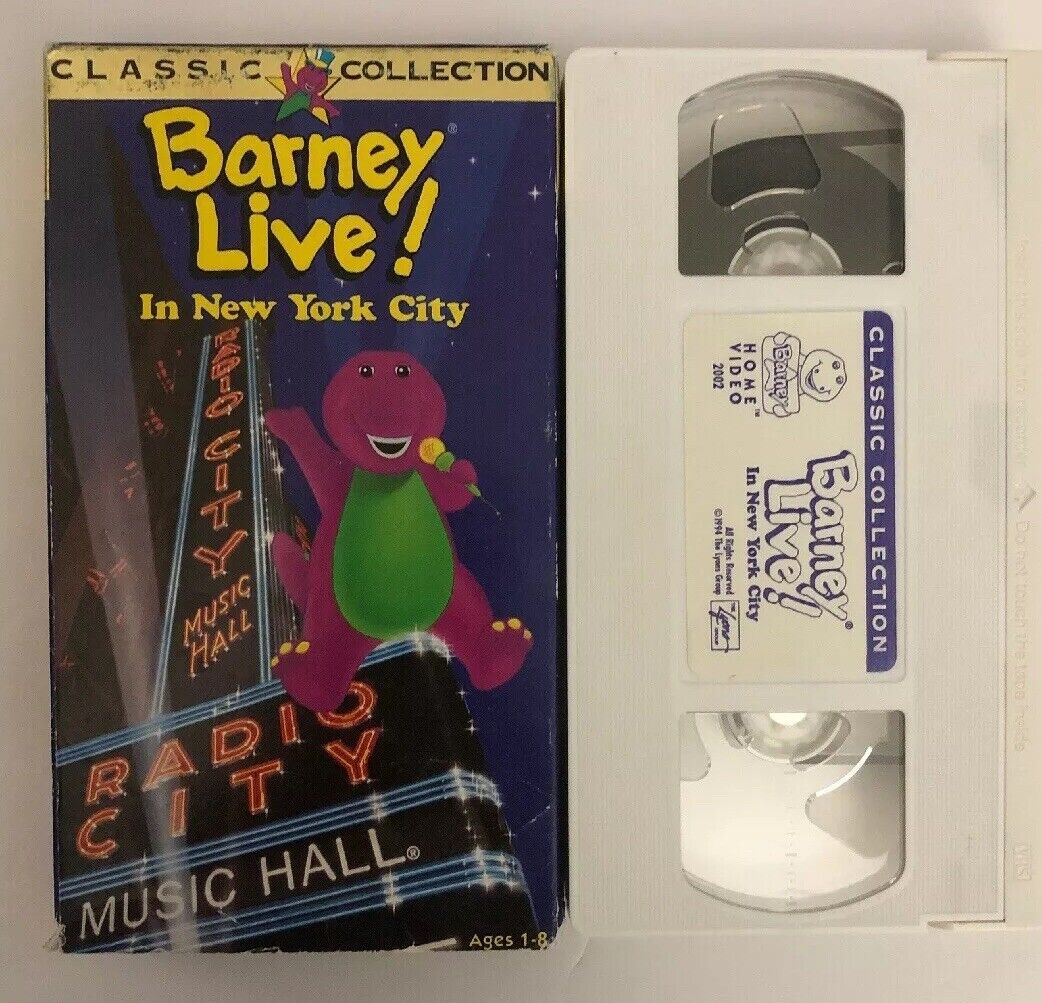 Barney Live In New York City Vhs Video Pal A Rare Find Ebay | My XXX ...