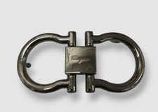 Salvatore Ferragamo Men's Silver Gancini Buckle Belt Buckle Only
