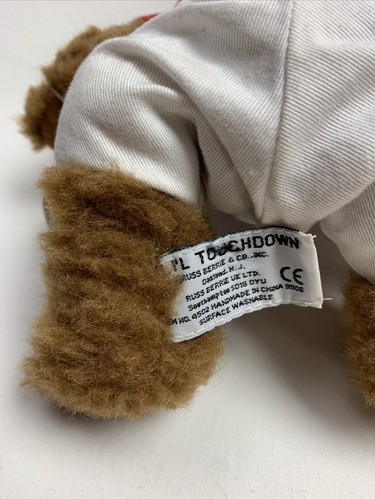 Russ Berrie Vintage Plüsch L’il Touchdown Football Teddybär 8 Zoll patriotisch - Bild 4 von 6