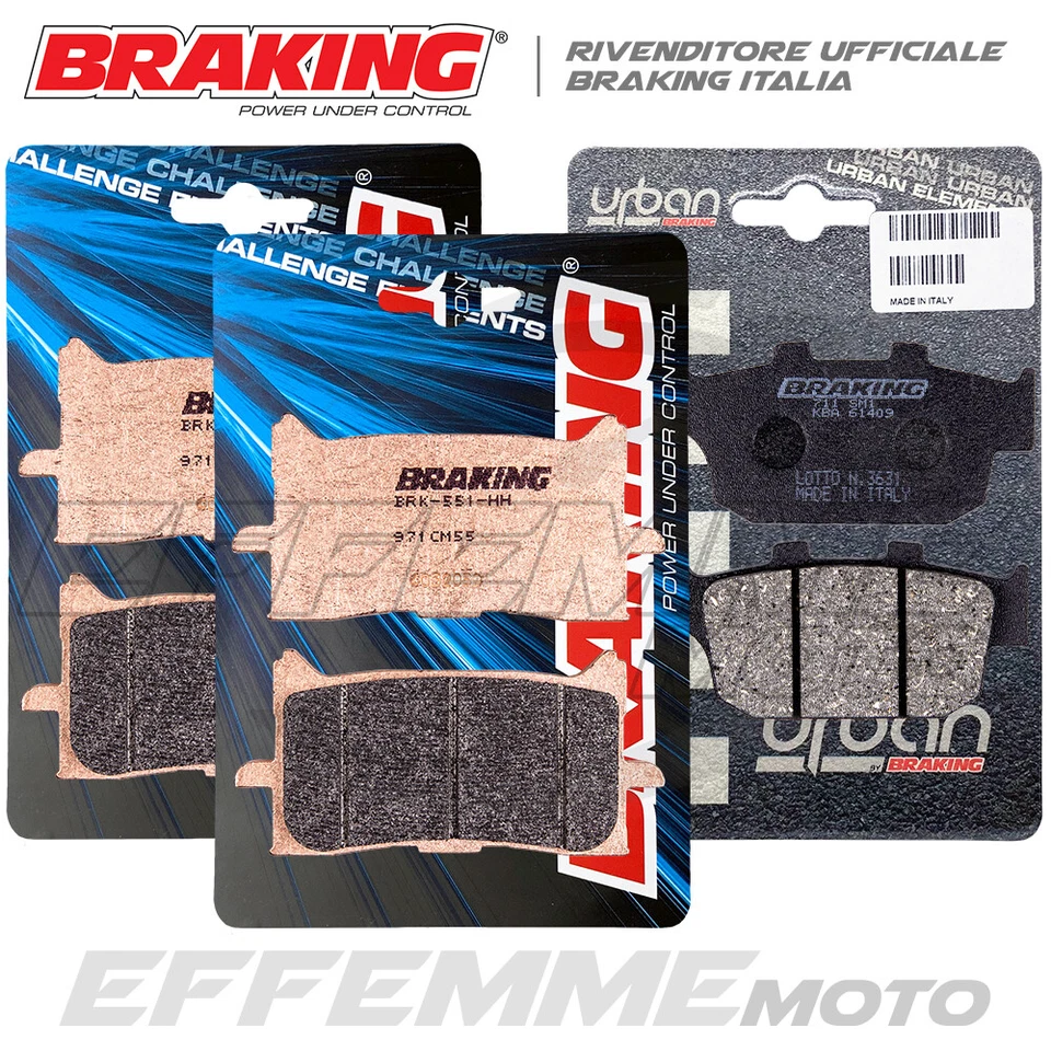 Pastiglie HONDA X-ADV 750 2017 2018 2019 2020 2021 2022 (Kit Ant.+ Post BRAKING)