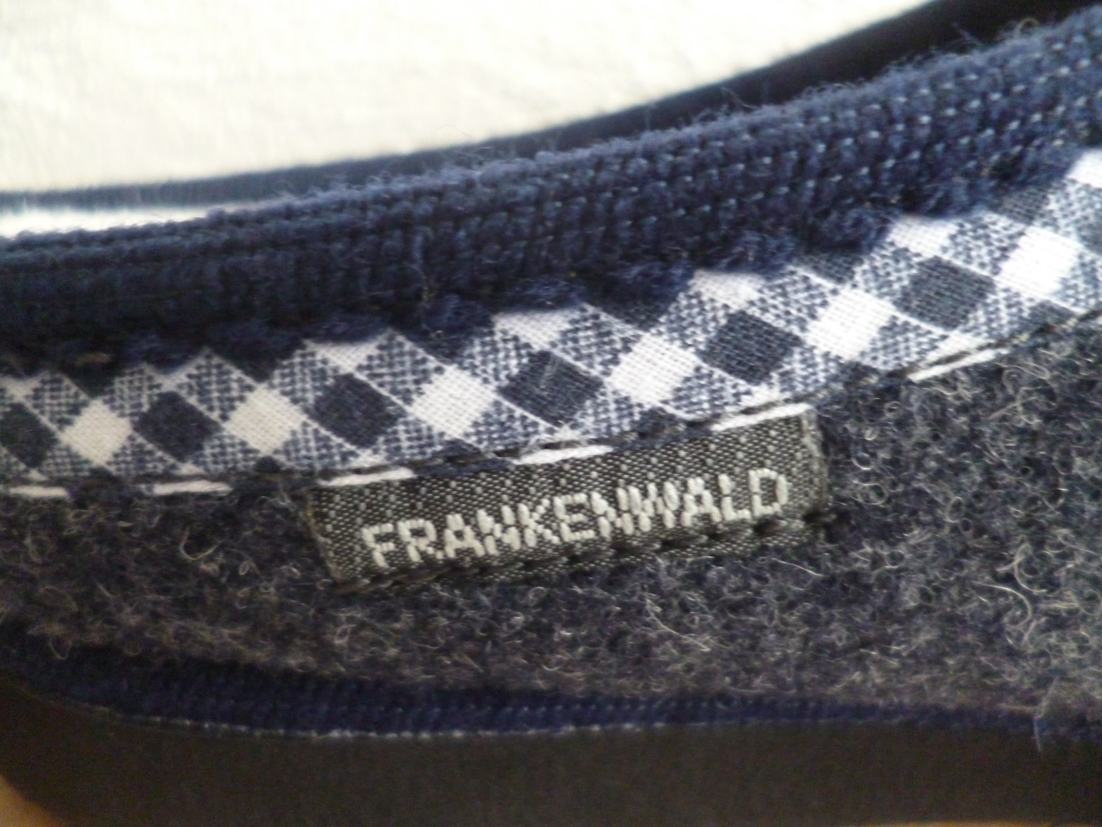 APL Frankenwald pantofole da donna pantofole blu grigie per inserti sciolti feltro