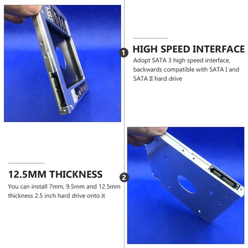 2 .5 Alloggiamenti Per Dischi Rigidi Adattatore Disco Rigido SSD - Afbeelding 8 van 12
